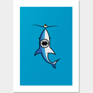 Sharky Posters and Art